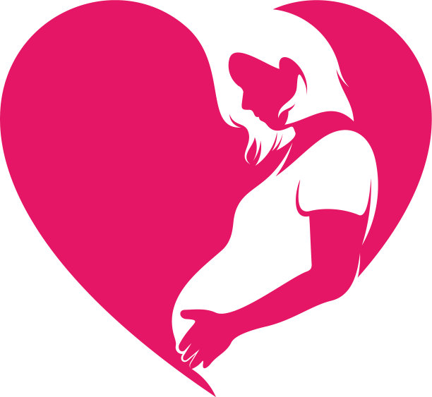 妈妈和芭心爱标志模板符号图片下载