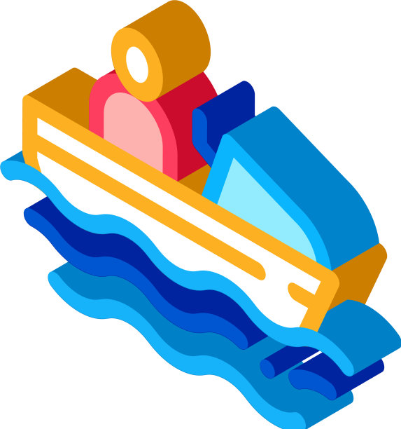 划船等距图标图片下载