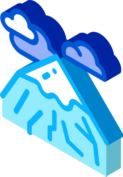 头山等距图标图片下载