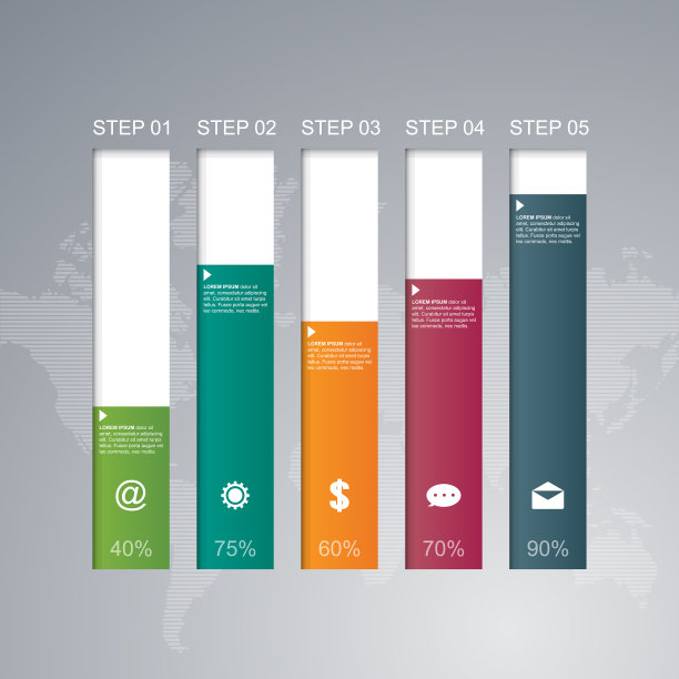 柱状图步骤图统计图片下载