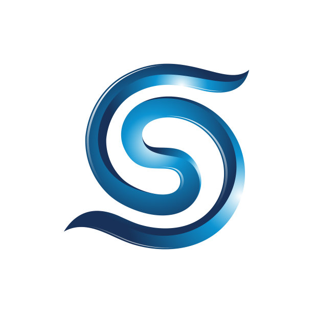 S字母扭捻线是现代标志符号图片下载