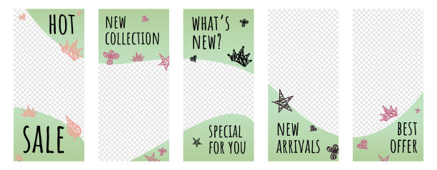 社交媒体故事商业销售营销图片下载