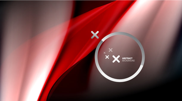 漩涡曲线模糊了彩色全息线图片下载