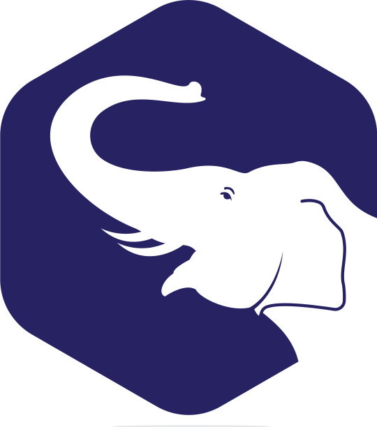 大象标志设计图片下载