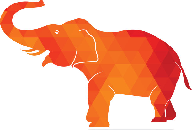 大象标志设计图片下载