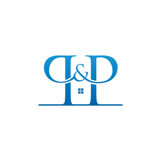 字母pp房地产排版标志图片下载