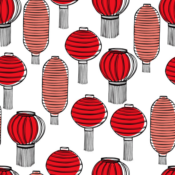 2020年中国新年背景用节日红图片下载