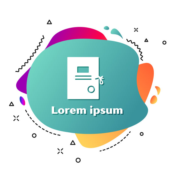 白色诉讼纸图标孤立在白色图片下载