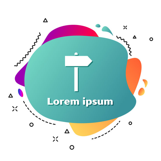 白色道路交通标志标志孤立上图片下载