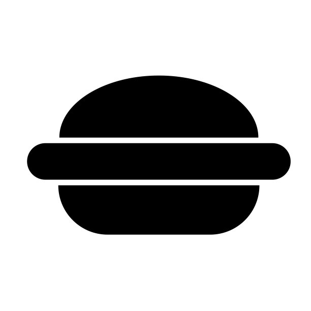 汉堡和汉堡是快餐的标志图片下载