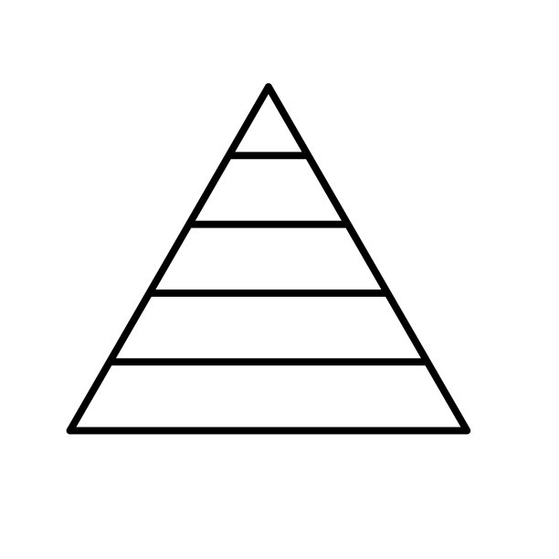 金字塔图标金融金字塔标志图片下载