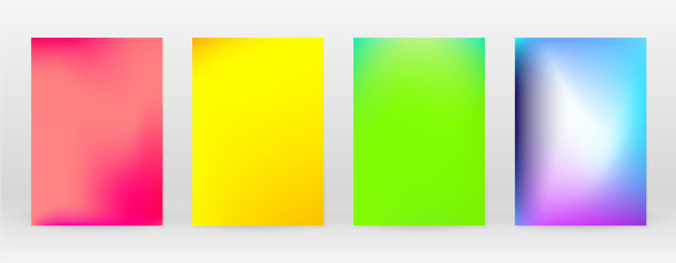 柔和的彩色彩虹渐变设置颜色背景图片下载