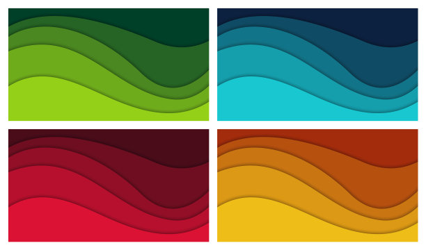 设置3d抽象背景和剪纸形状图片下载