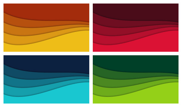 设置3d抽象背景和剪纸形状图片下载