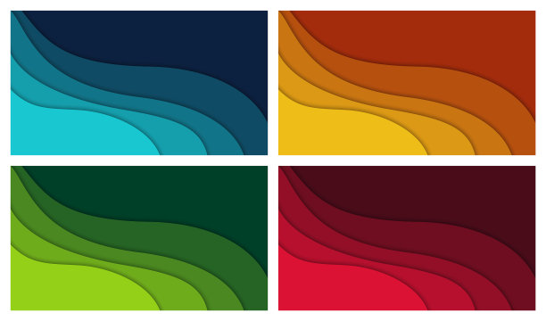 设置3d抽象背景和剪纸形状图片下载