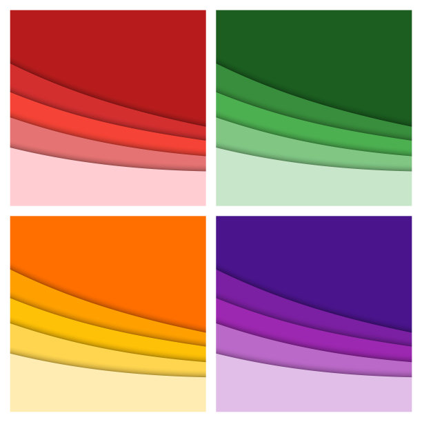 设置3d抽象背景和剪纸形状图片下载