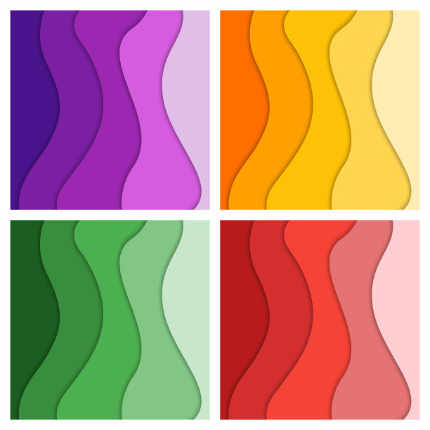 设置3d抽象背景和剪纸形状图片下载