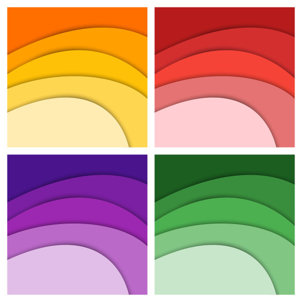 设置3d抽象背景和剪纸形状图片下载