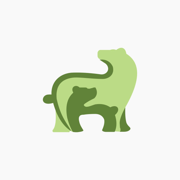 熊标志模板图片下载