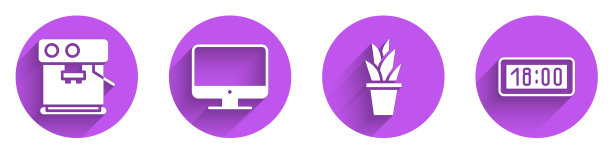 设置咖啡机电脑显示器屏幕厂图片下载