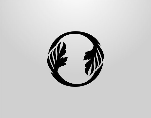 初始漩涡标志经典o字母设计图片下载