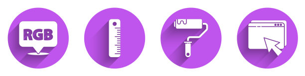 设置语音气泡与RGB和cmyk标尺油漆图片下载