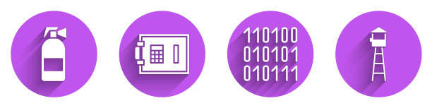 设置灭火器安全二进制代码并观看图片下载