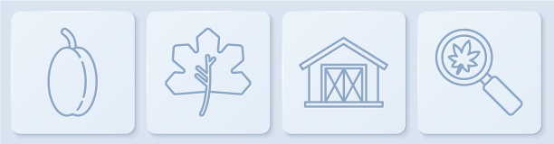 设线李、果、屋叶或叶图片下载