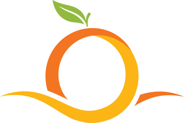 橙色标识设计图标图片下载