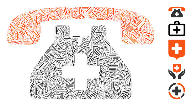 线路马赛克诊所电话图标图片下载