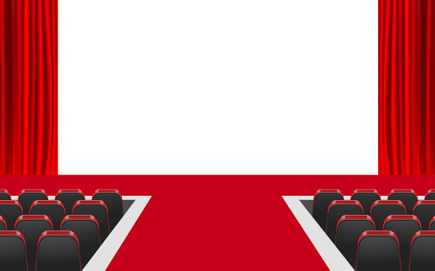 《哈尔》里的红地毯和红幕图片下载