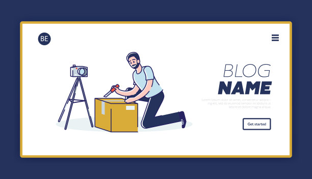 男性视频博主创建拆包视频网站登陆图片下载