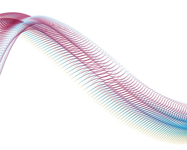 抽象背景混合波线设计图片下载