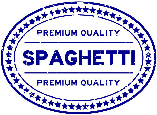 垃圾蓝优质意大利面字椭圆图片下载