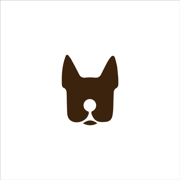 动物狗标志模板图片下载