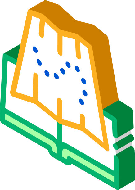 综合地理等距图标图片下载