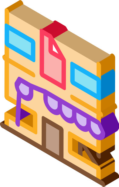 用于修复的住宅建筑等距图片下载