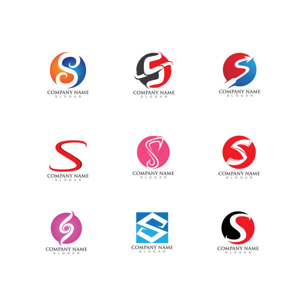 商业公司的字母标志图片下载