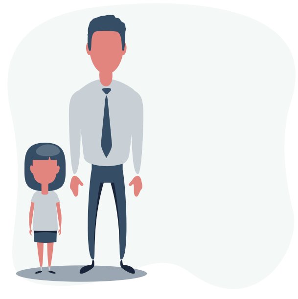 父亲和女儿图片下载