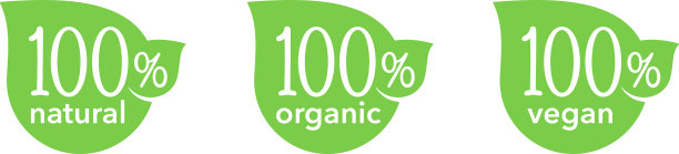 100个天然有机素食图标图片下载