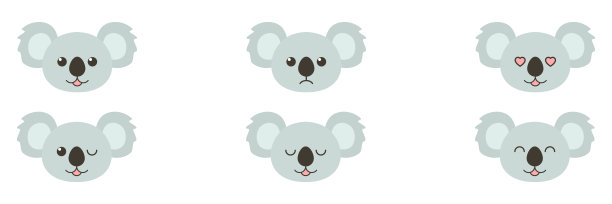 考拉表情头套。图片下载