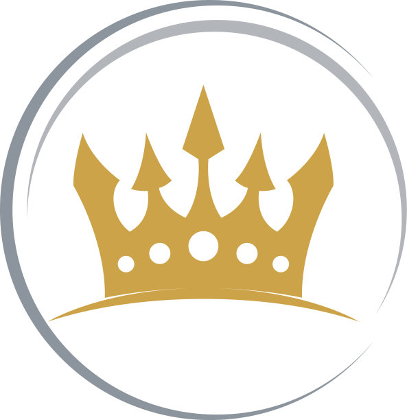 皇冠概念标志图标设计图片下载