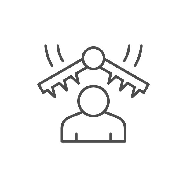 情感压力线轮廓图标图片下载