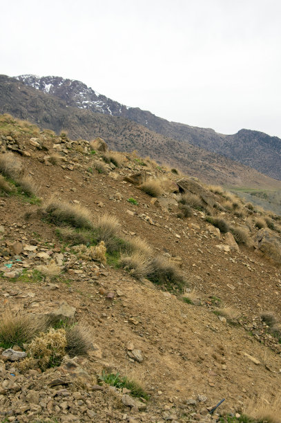 摩洛哥马拉喀什外的高地图集风景图片下载