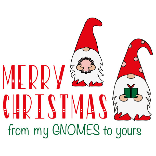 圣诞贺卡，季节的问候，可爱的圣诞小精灵在白色的背景。平面矢量插画设计了一个童话或奇异的人物小矮人孤立在白色。图片下载