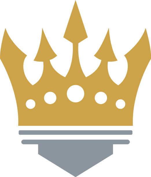皇冠概念标志图标设计图片下载