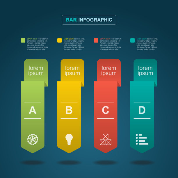 条形图图表财务分析图片下载