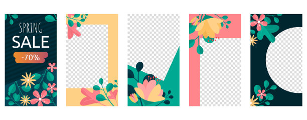 春花社交媒体故事status business图片下载