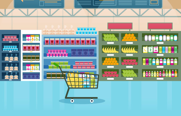 超市、杂货店、货架、零售商店、购物中心图片下载