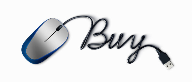 买一个用电线写的电脑鼠标。3 d演示。图片下载